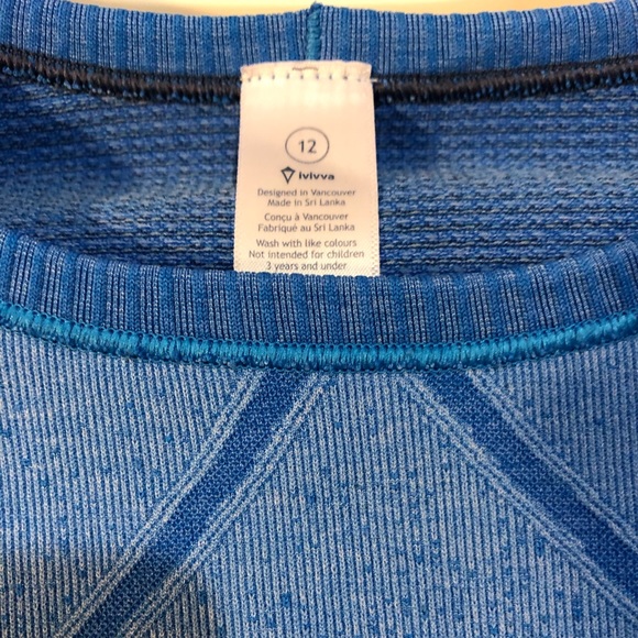 Ivivva blue sports long sleeve - Picture 2 of 5